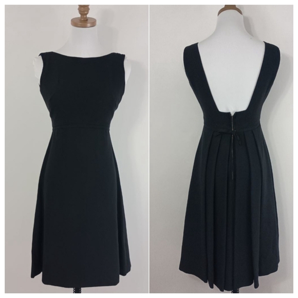 Vintage Dresses & Skirts - Vintage 50s Stanton JR Petite Women's Black Mini Dress Union Made size 7 Formal